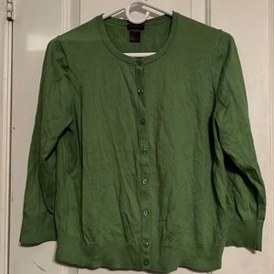 Ann Taylor Factory size Large green sweater. Gently worn